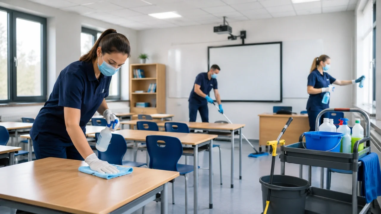 school cleaning in Dublin