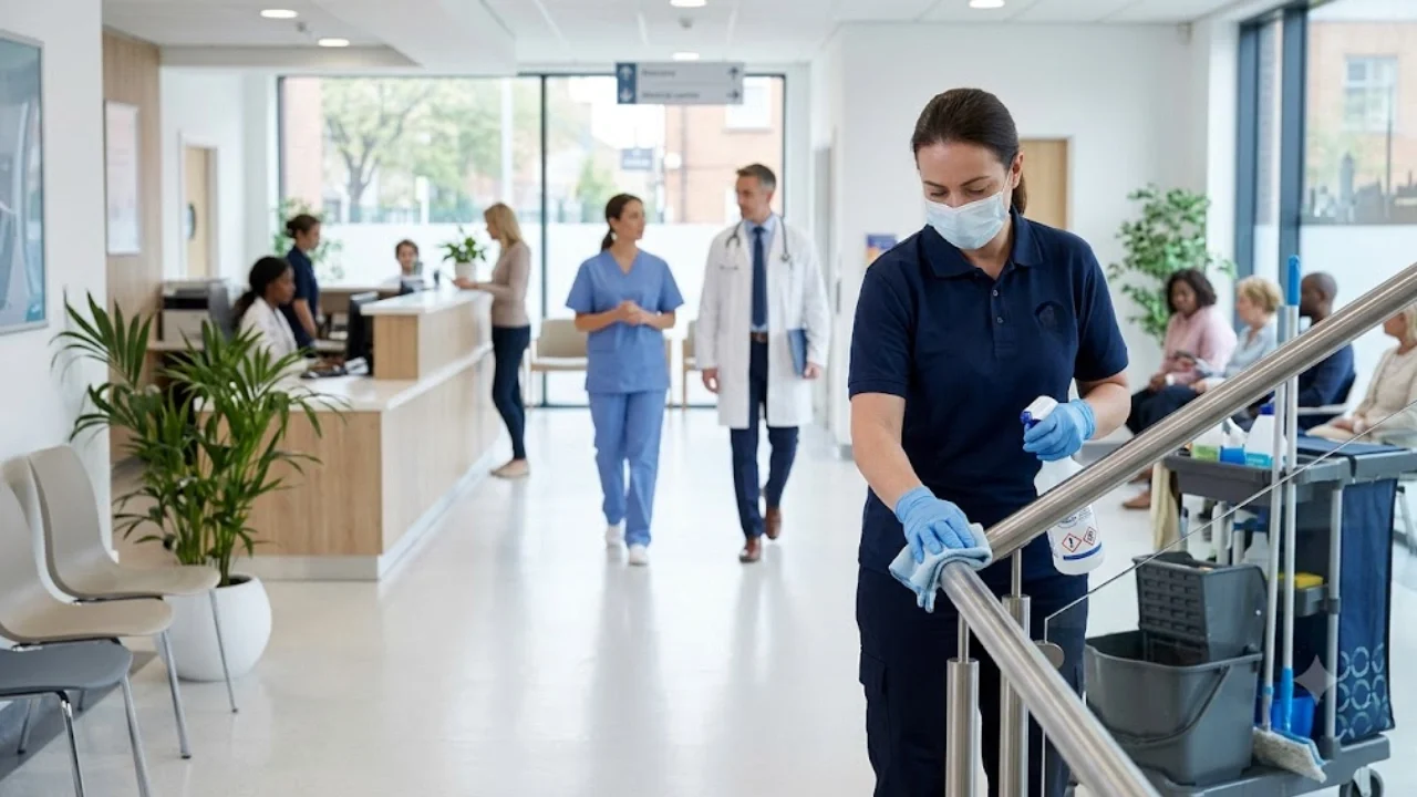 healthcare facility cleaners in Dublin